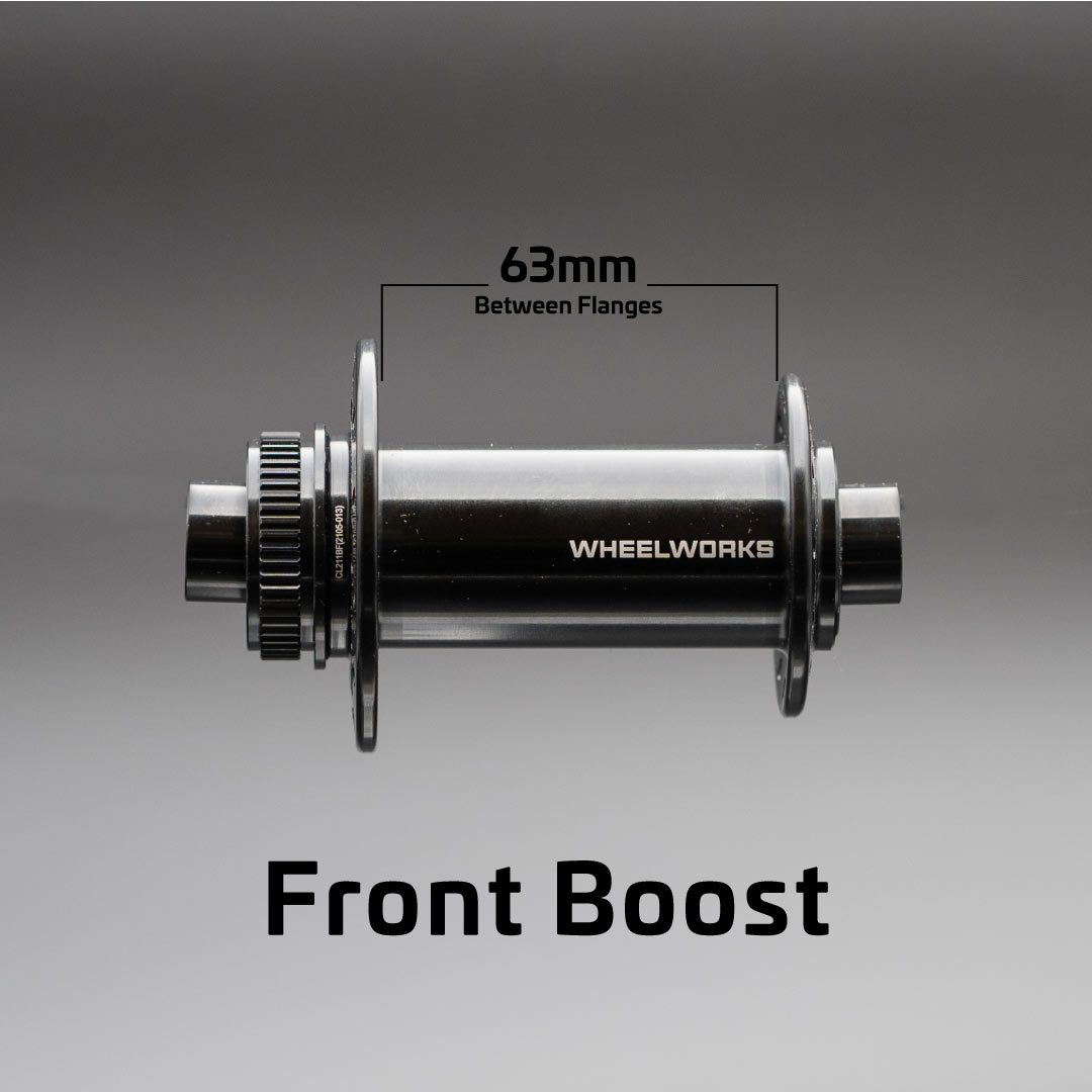 Dial Center Lock Disc Boost Front Hub