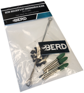 Berd wheelbuilding consumables kit for black spokes