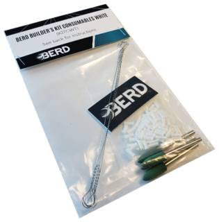 [berd_KITCWT] Berd wheelbuilding consumables kit for white spokes