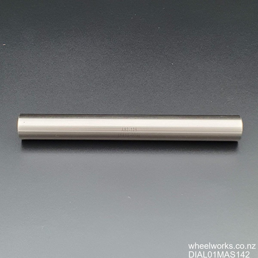 Dial small part: Dial axle, Chromoly steel, 135mm and 142mm. Length 125mm.  Labelled either A82-125 (shiny silver) or A78-125 (black oxide)