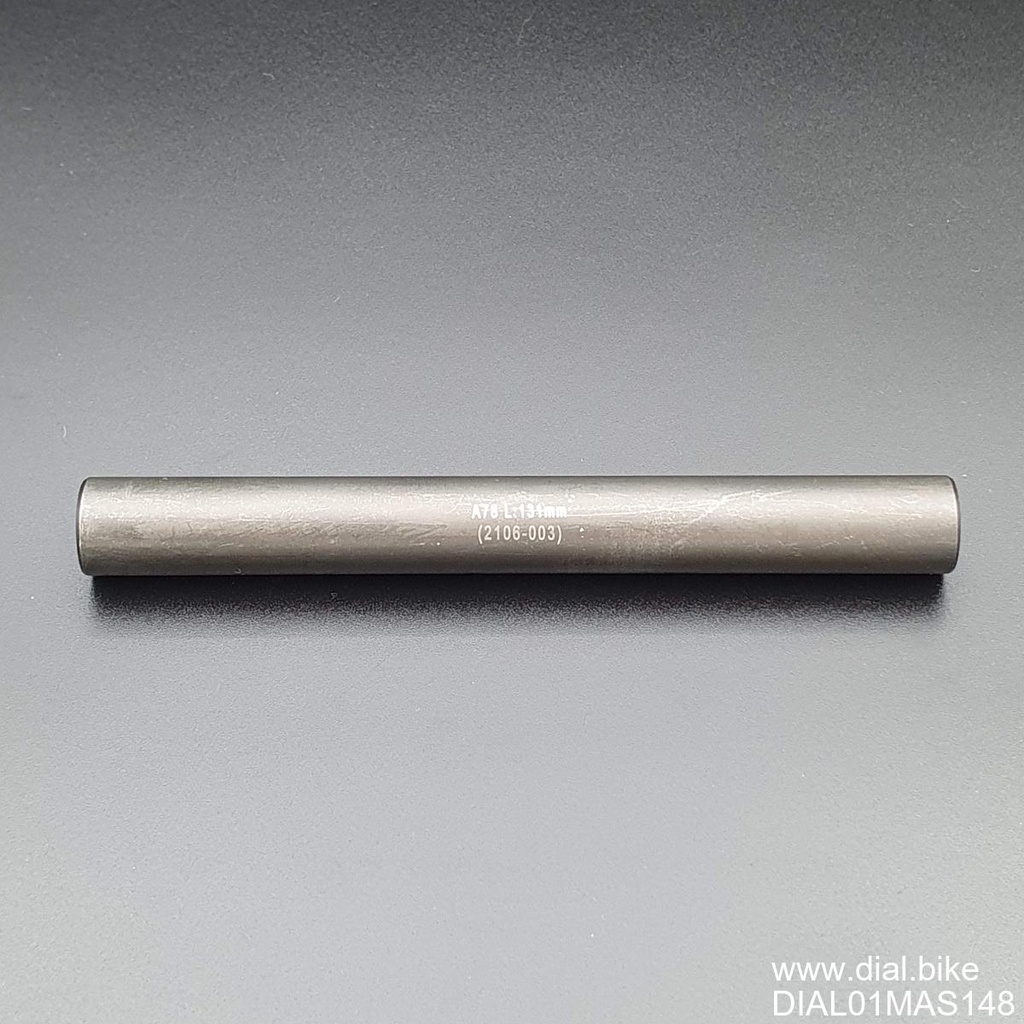 Dial small part: Dial axle, Chromoly steel, 148mm, Length 131mm.  Labelled A80-131 (shiny silver) or A78-131 (black oxide)