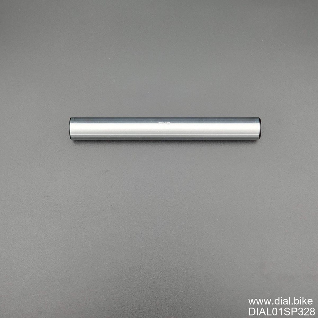 [DIAL01SP328] Dial small part: Dial axle, Aluminium, 135mm and 142mm. Length 125mm.  Labelled A01-125