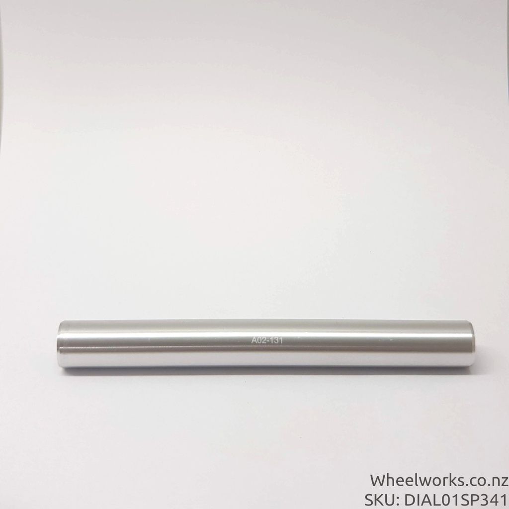 [DIAL01SP341] Dial small part: Dial axle, Aluminium, 130mm. Length 119mm