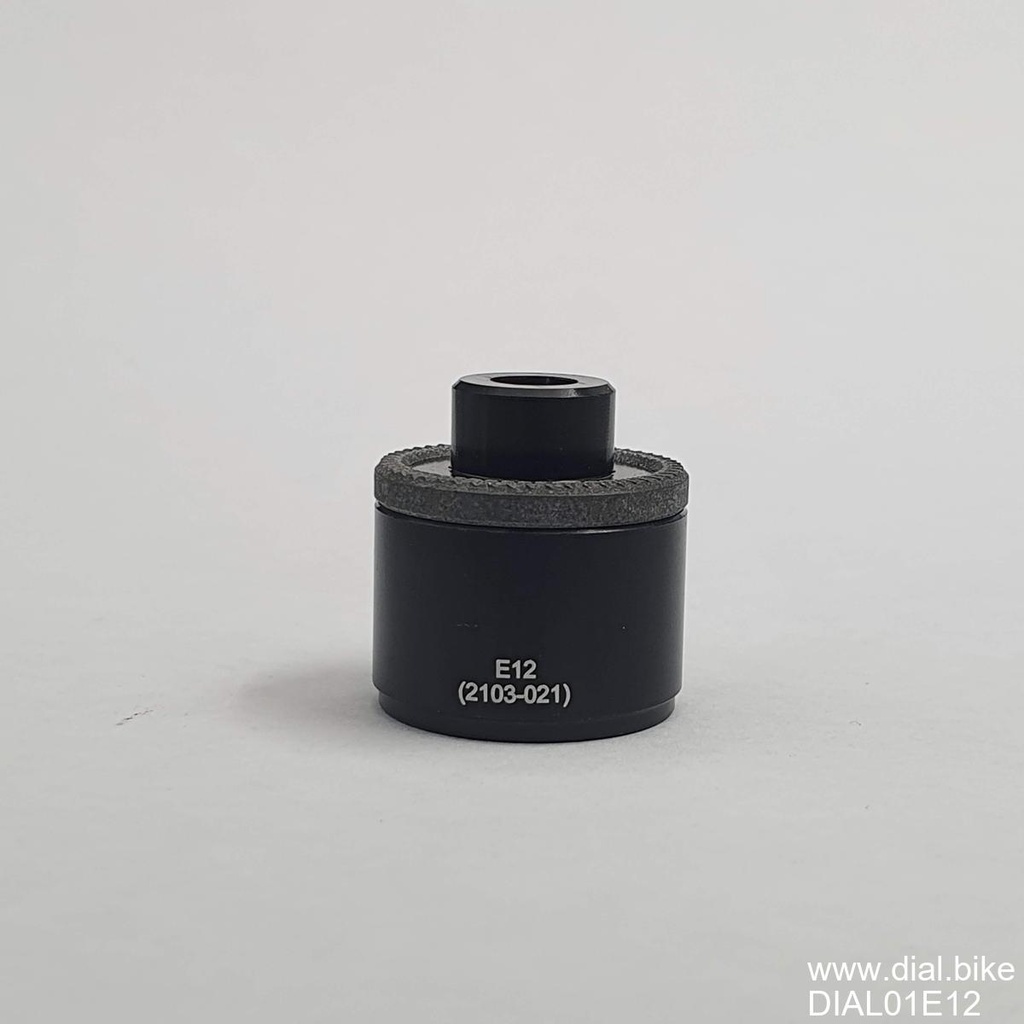 [DIAL01E12] Dial small part, Endcap, Rear, QR, labelled as E12