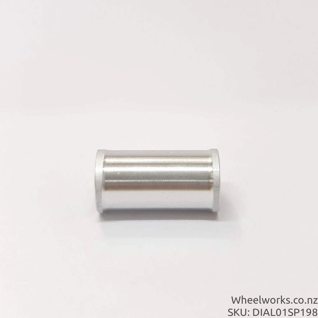Dial small part: hub shell bearing spacer S08-34.5. Fits all 130 rear Dial hubs. 34.5mm length