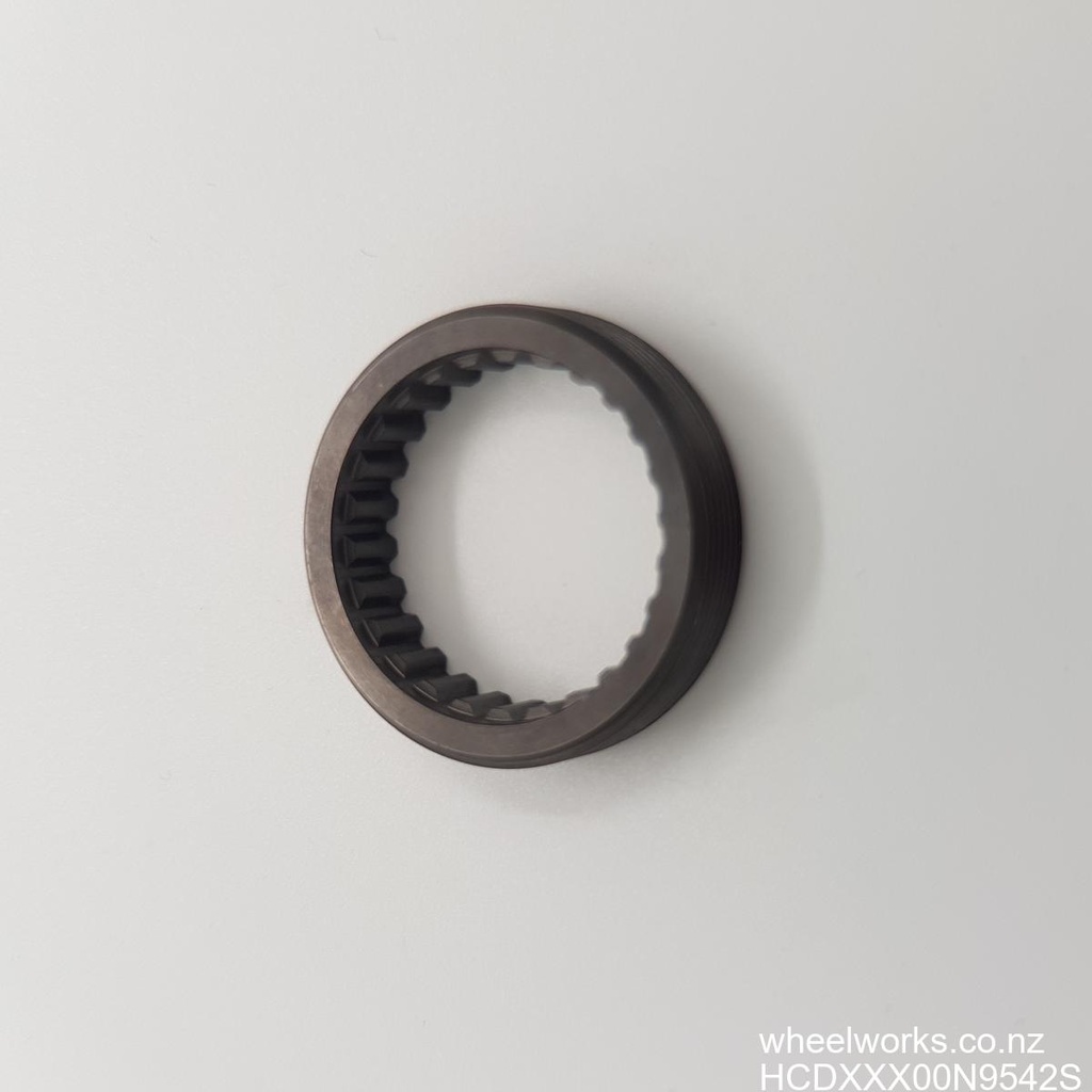 [HCDXXX00N9542S] HCDXXX00N9542S DT Swiss Ratchet ring, steel, M35x1mm, used for converting some 3 pawl hubs to star ratchet
