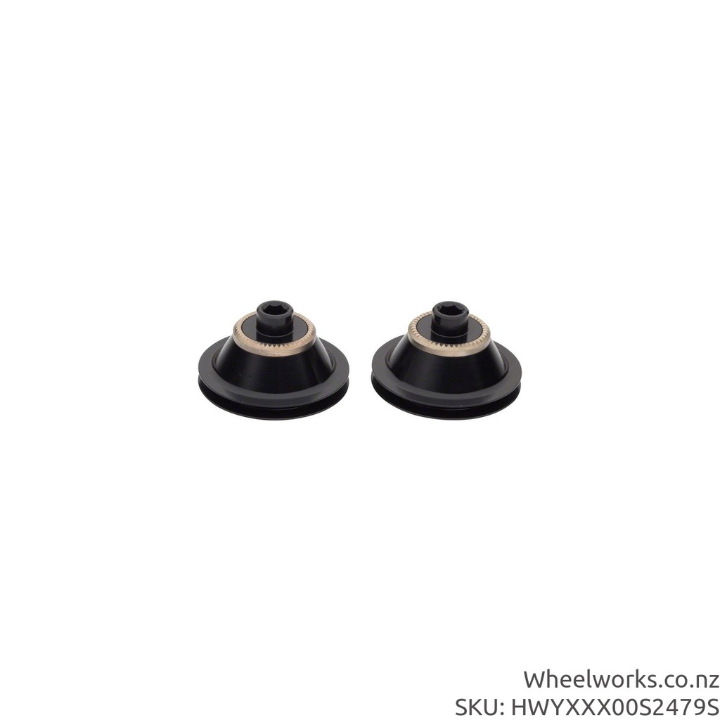 [HWYXXX00S2479S] HWYXXX00S2479S DT Swiss small part: Endcap, Front, Pair, 100mm QR - 240 20mm Hub Only