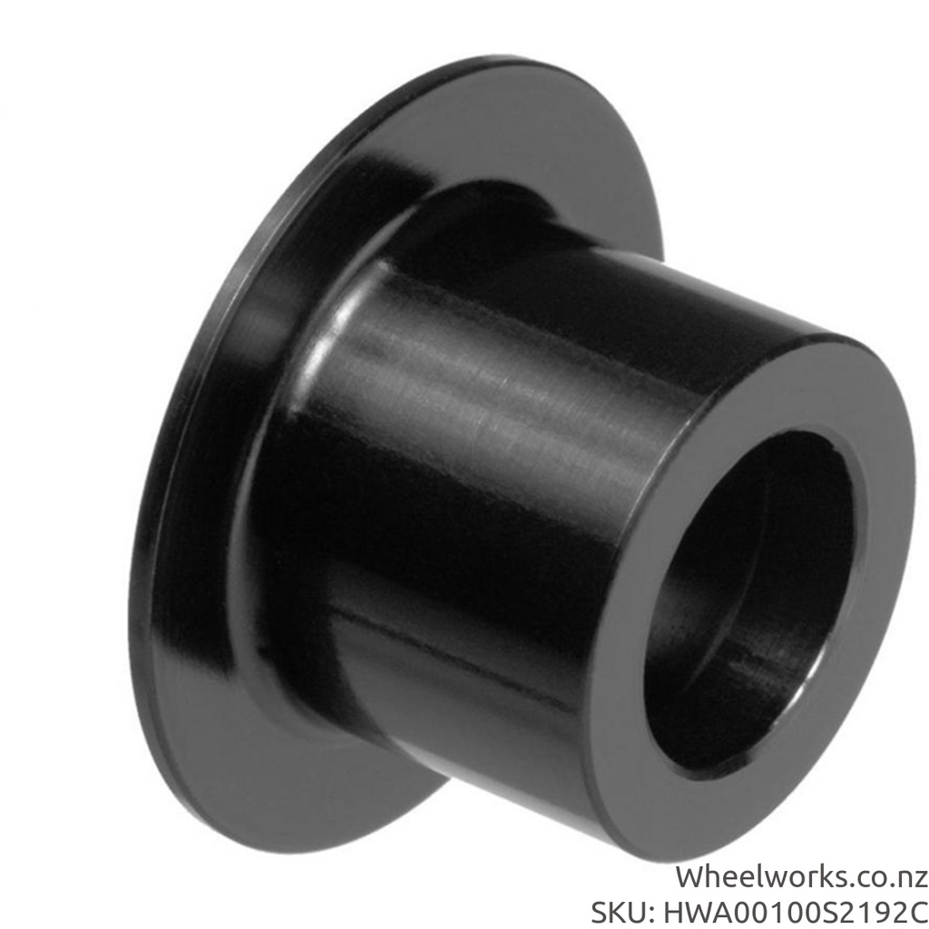 [HWA00100S2192C] HWA00100S2192C DT Swiss driveside endcap, 142x12 thru-axle, 148x12 thru-axle, 157x12 thru-axle, HG 35mm.  Gloss black with no grooves.