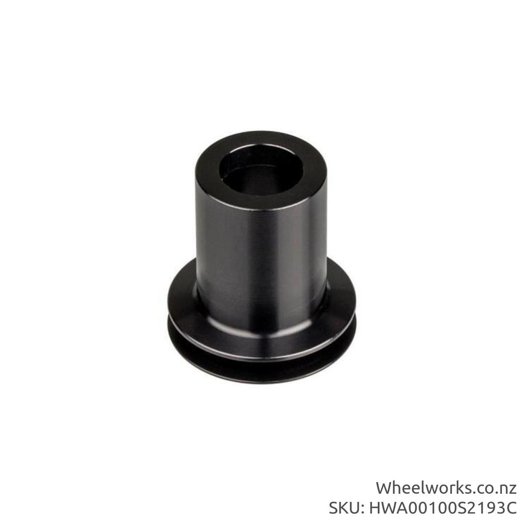 [HWA00100S2193C] HWA00100S2193C DT Swiss non-driveside endcap, 142x12 thru-axle, 148x12 thru-axle, 157x12 thru-axle.  Gloss black, no grooves.