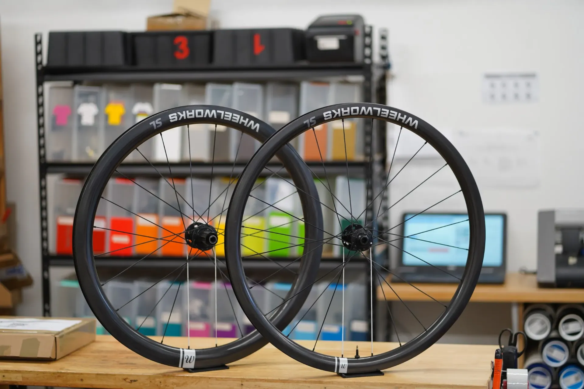 Demo wheelset 16429 (Maker SL Disc Carbon 21mm internal, 35mm front / 50mm rear)