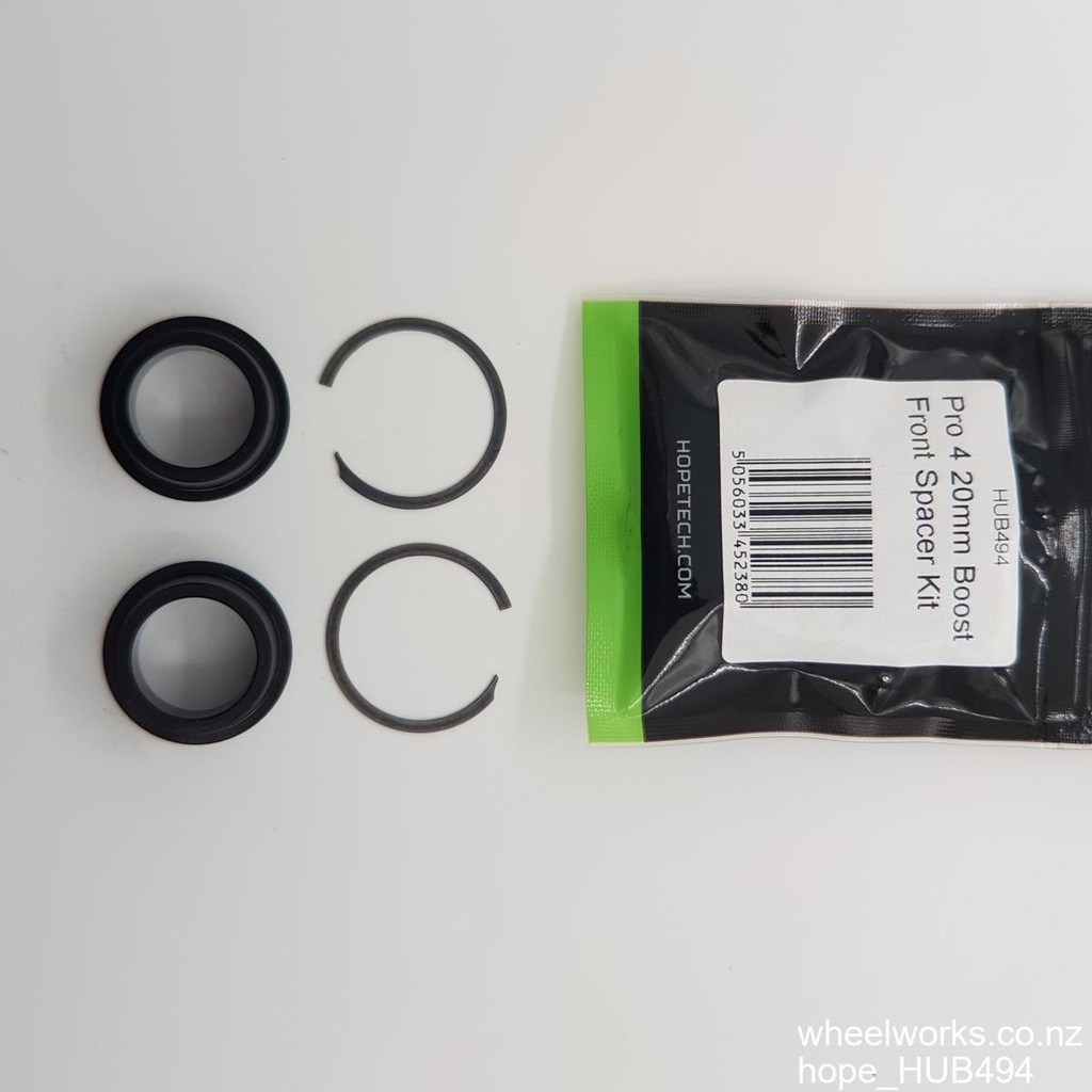 Small part, Hope Pro5 endcaps, front, 6-bolt, pair, 20mm Boost