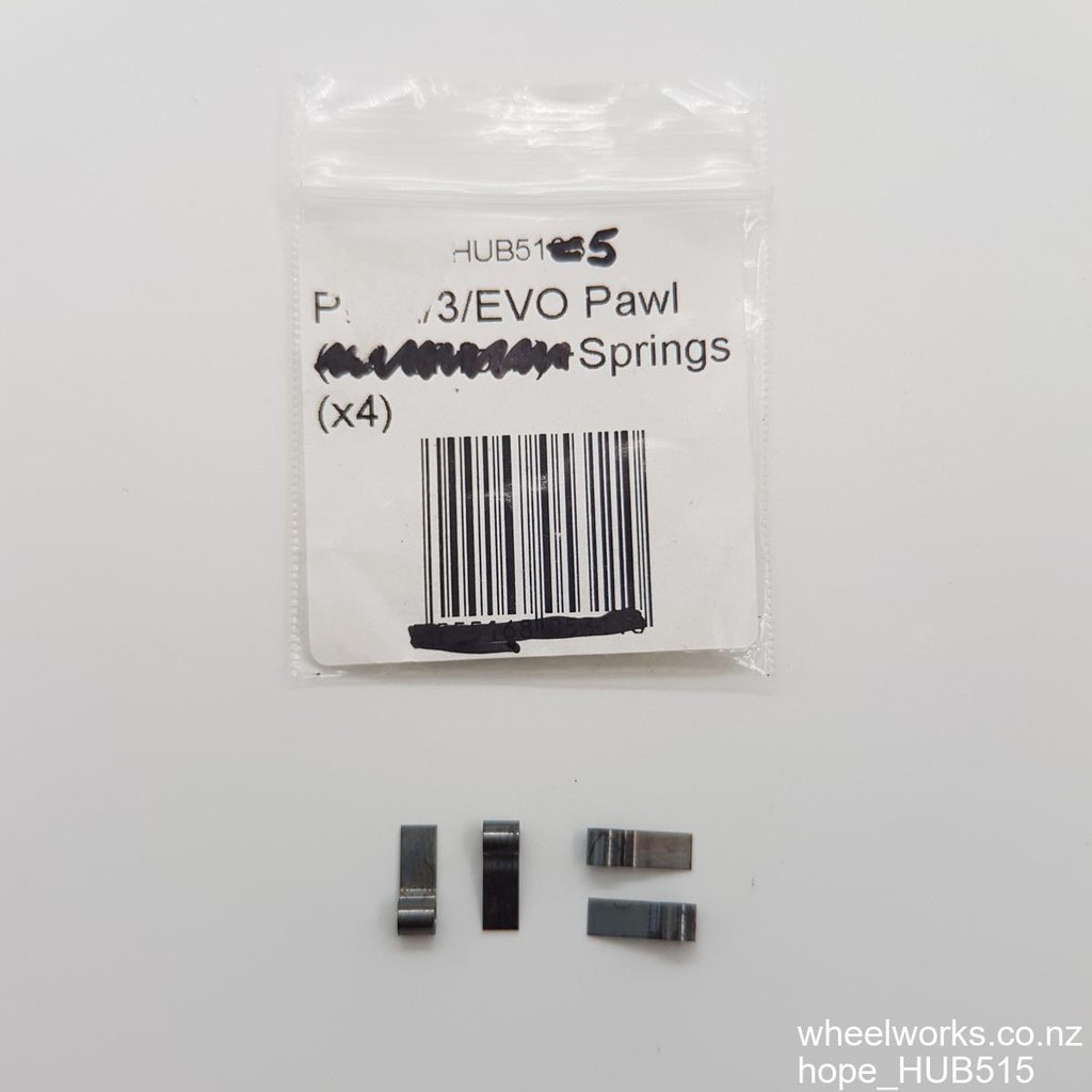 [HUB515] Hub part, Hope Pro3 / Pro2 EVO / Pro4 pawls springs set of 4 (no pawls)