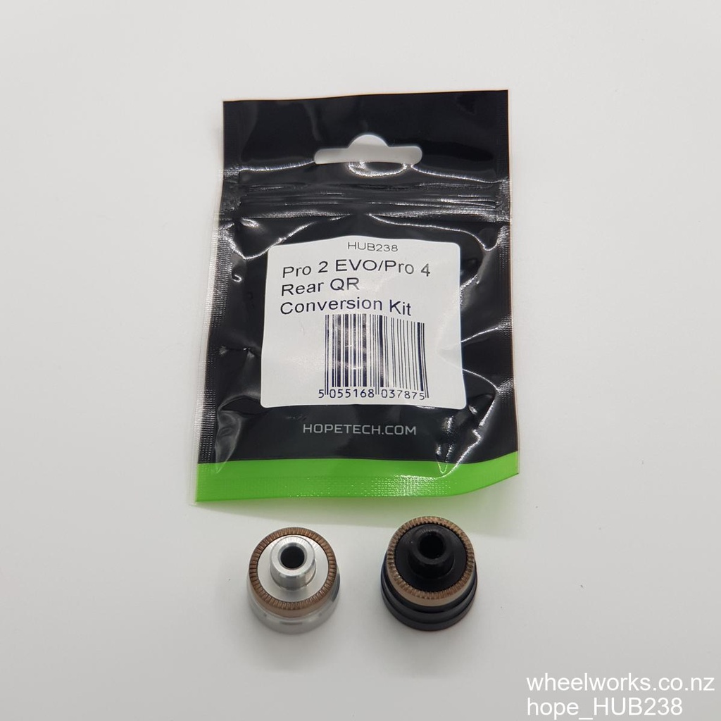 [HUB238] Hope Pro4/Pro2 EVO rear hub - axle conversion kit - QR