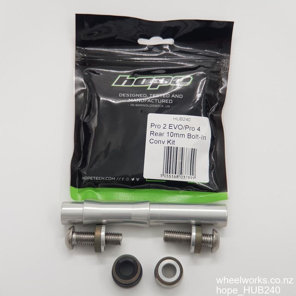 [HUB240] Hope Evo / Pro4 10mm Bolts+axle kit