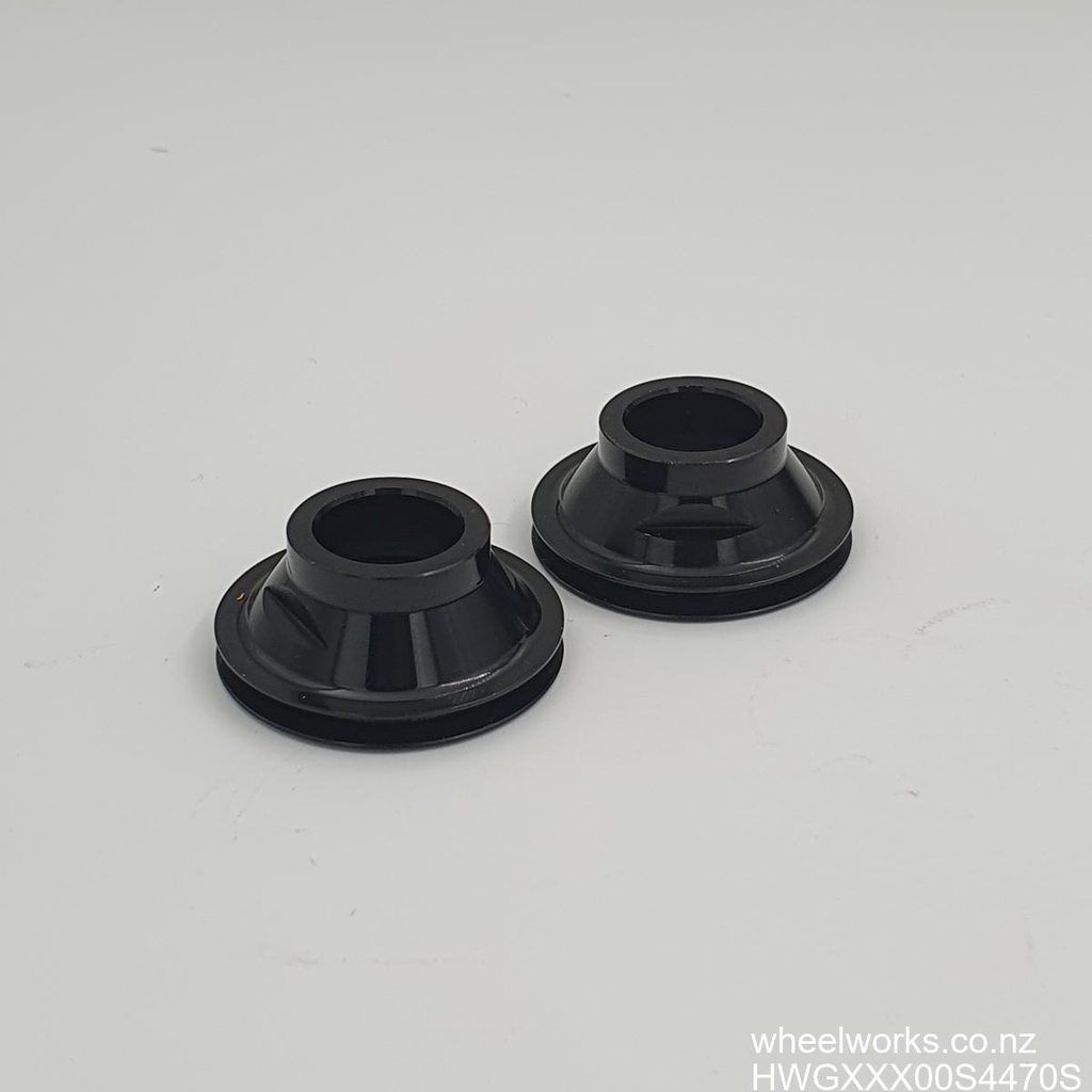 [HWGXXX00S4470S] HWGXXX00S4470S DT Swiss small part: Endcap, Front, Pair, 100x15 thru-axle - 240 Oversized 6 Bolt