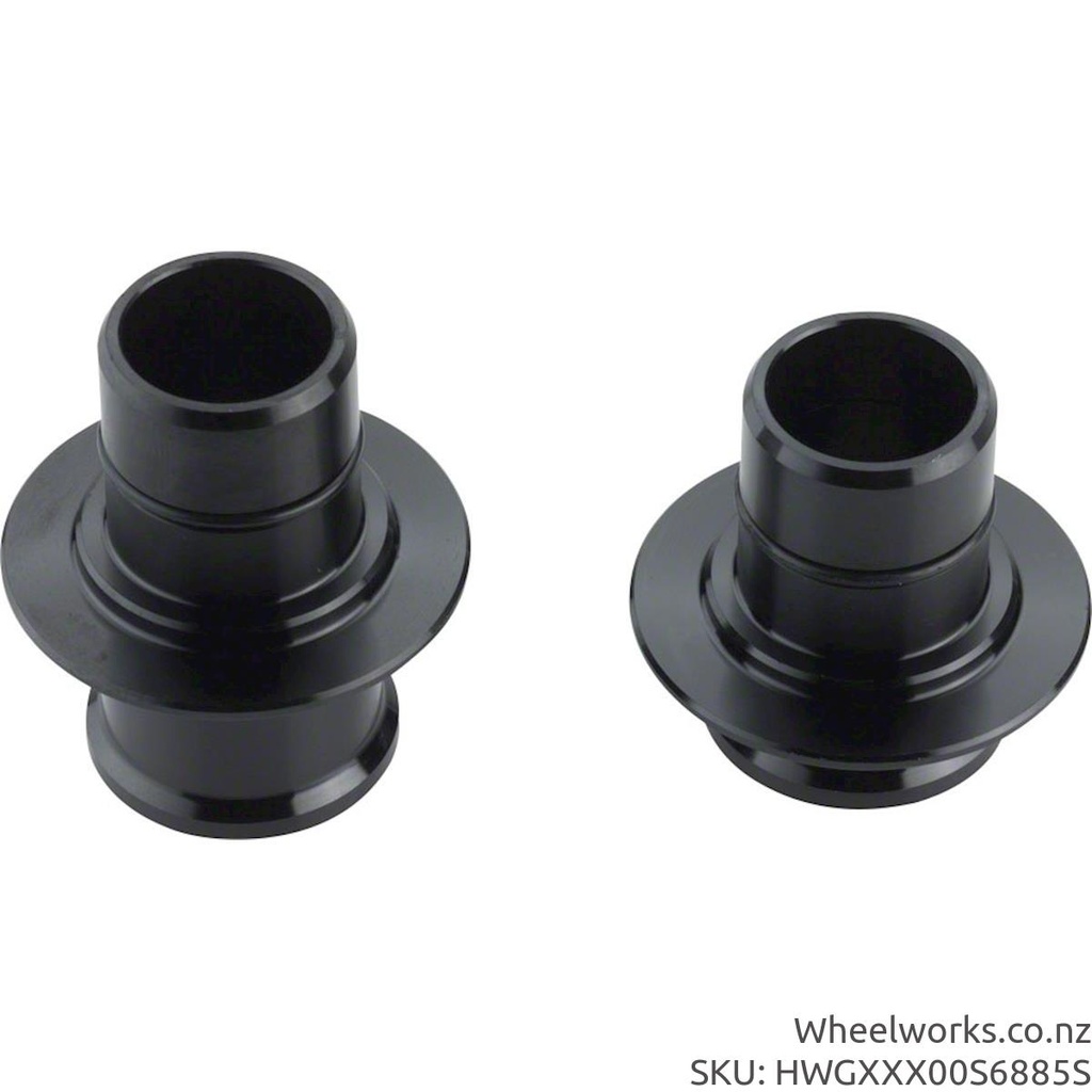 HWGXXX00S6885S DT Swiss small part: Endcap, Front, Pair, 100x12 thru-axle - 350 Only